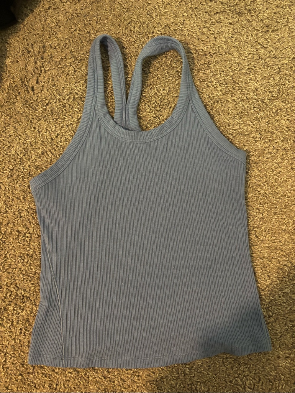 lululemon athletica Ribbed Racerback Tank - Prep Blue